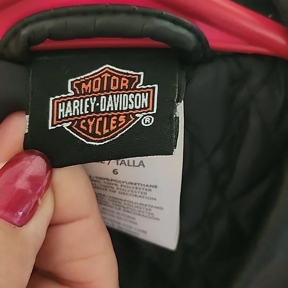 kids Harley Davidson leather coats - Picture 3 of 3